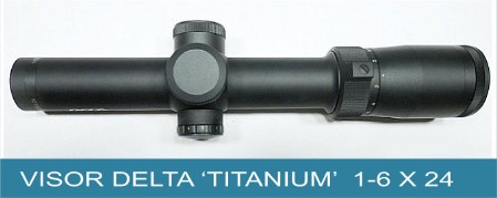 VISOR DELTA TITANIUM 1-6 x 24