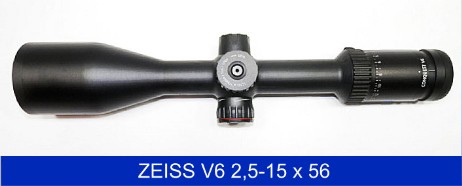 VISOR ZEISS V6  2,5-15 x 56 DE CARRIL