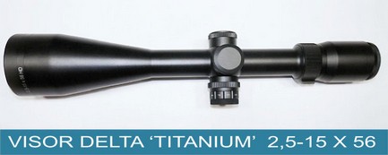 VISOR DELTA TITANIUM 2,5-15 x 56