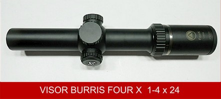 VISOR BURRIS FOUR X  1-4 x 24