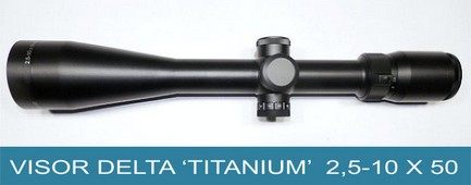 VISOR DELTA TITANIUM 2,5-10 x 50