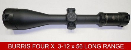 VISOR BURRIS FOUR X  3-12 x56 LONG RANGE