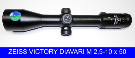 ZEISS VICTORY DIAVARI 2,5-10 x 50 CARRIL