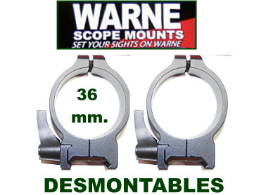 MONTURAS WARNESDESM. 36 MM.